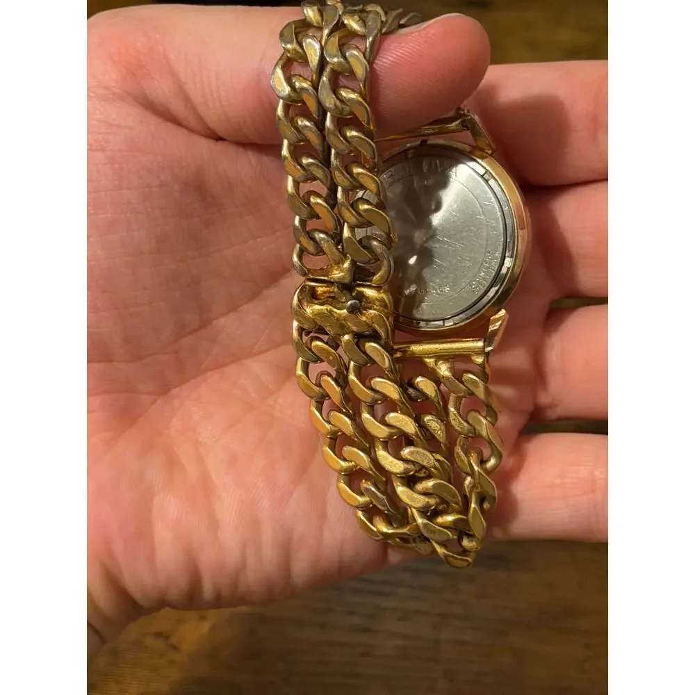 1973 Bulova N3 Automatic 10K RGP Gold-Tone Roman Numeral Date Watch